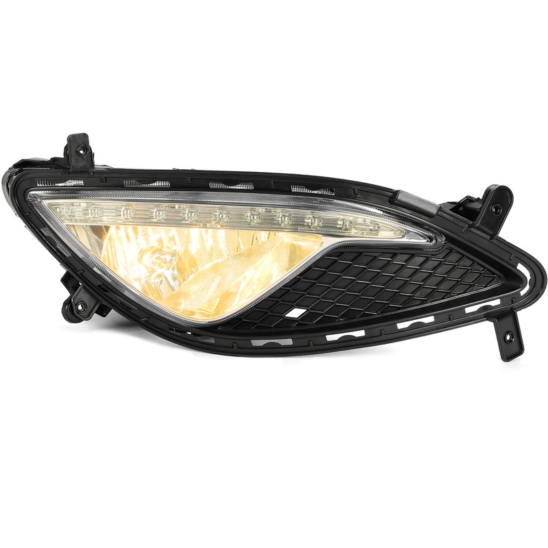 HECASA Right Fog Light Assembly Compatible with 2013-2017 Hyundai Genesis