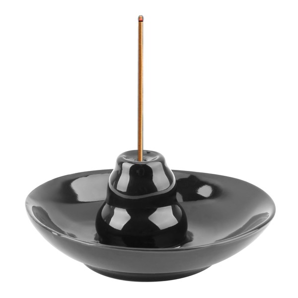 Ceramic Incense Stick Holder with Impression Design of a Zen