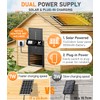 Automatic Chicken Coop Door Solar Powered with Timer/Light Sensor, Solar