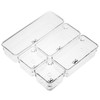 Mr. Pen- Drawer Organizers Set, 5 pcs, Clear Plastic Makeup
