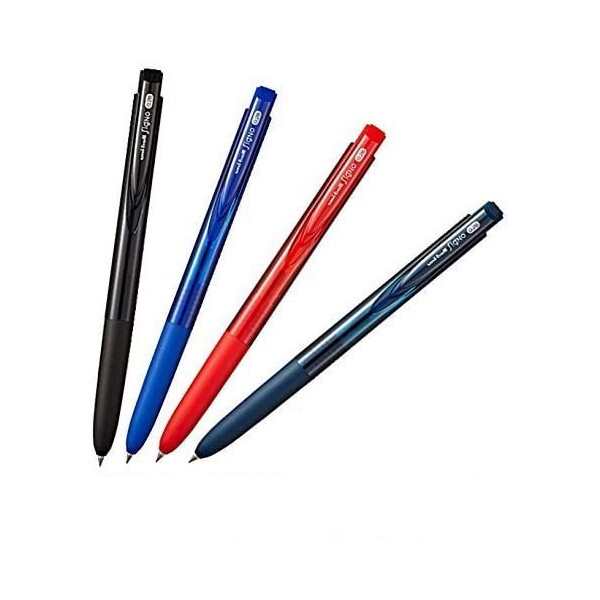Very smooth, although it is a micro point-Uni-ball Signo RT1 Rubber Grip & Click Retractable Ultra Micro & Extra Fine Point Gel Pens -0.28mm-black,Blue,Red,Blue Black Ink-Each 1 Pen- value Set of 4