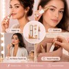 2-in-1 Rechargeable Facial Hair Remover & Eyebrow Trimmer for Women