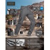 CQR Men's Quick Dry Tactical Pants, Water Resistant Outdoor Pants,