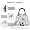 RUVNSR Soccer Lunch Box Ball Portable Insulated Lunch Bags Football