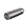 Wentronic 27458-GB 3 Pin Plug to Cinch Jack XLR Adaptor