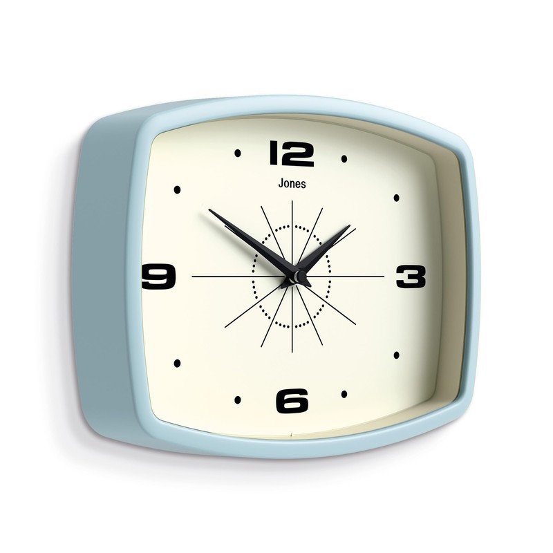 Jones Clocks® Movie wall clock | Retro rectangular clock |