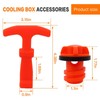 Qblahip Cooler Drain Plugs Lid T Latch Straps Handles Replacement