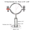 sourcing map Wall Mount Ceiling Mount Pipe Support, 304 Stainless