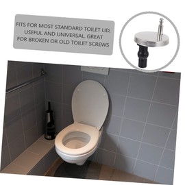 DOITOOL Sets Toilet Hinge Replacement Kit Stainless Steel Bolts Nuts Screws for Elongated Round Seats Pcs