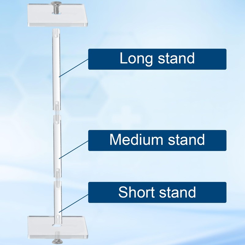 3pcs Combat Risers for Flying Miniatures, Adjustable Height Multi-Tiered Raised