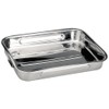 Ibili 651830 Roasting Pan with Folding Handles Stainless Steel