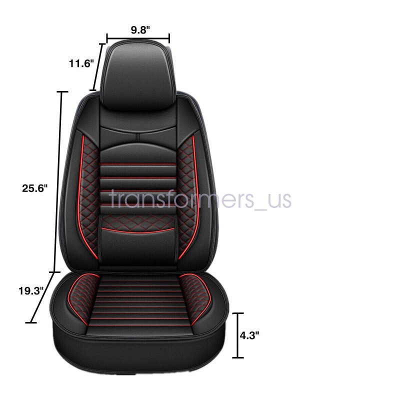 Soillar For 2007-2023 Jeep Wrangler Leather Car Seat Covers 5-Seats