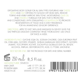 VIANEK energetisierendes Körperpeeling. Körper peeling bei Pickeln auf dem Rücken & Körper, Unreiner Haut & Eingewachsenen Haaren. Vegan Naturkosmetik Größe 265g.