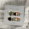 Vintage Green Handmade Nail Tips / 빈티지그린 수제네일팁