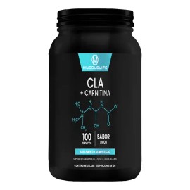 Cla + Carnitina Suplemento Muscle Life En Polvo 1kg 100servi