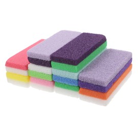 COLLBATH 10pcs Natural Pumice Stone Foot Care Tools Double-Sided Exfoliating Foot Scrubber for Dead Skin Removal for Pedicure and Shower Use