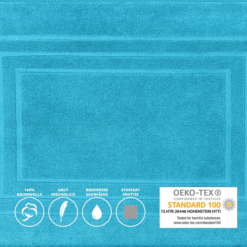 Class Home Collection Pack of 2 Terry Towelling Bath Mat