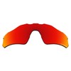 Alphax Fire Red Optimized Polarized Engraved Replacement Lenses for Oakley