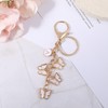 Piriuuo Butterfly Keychains for Women, Initial Letter Keychain Cute Butterfly