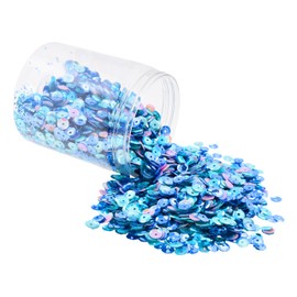 Mandala Crafts 20000 Pastel Sequins for Crafts - 6mm Paillettes Sequins for Sewing - Pastel Sequin Round Spangles with Holes Loose Cup Sequins for Crafting