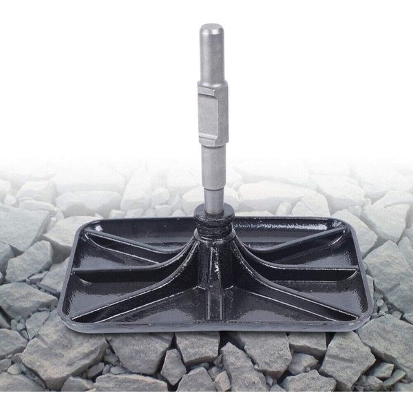 DNYSYSJ Ramming Plate, Manganese Steel Tamper Rammer Plate Compactor Rammer