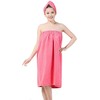 Verve Jelly Women's Spa Wrap Robe Set Soft Cozy Absorbent