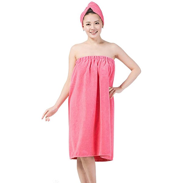 Verve Jelly Women's Spa Wrap Robe Set Soft Cozy Absorbent