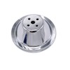 1 PC SHLPDFM Pulley Chrome Polished Silver Steel SWP 5/8"