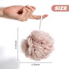 Pack of 4 Shower Puff Bath Sponge - Extra Soft