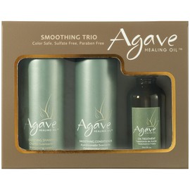 Agave Healing Oil Agave Professional Hair Care Set - Shampoo + Conditioner + Oil Kit