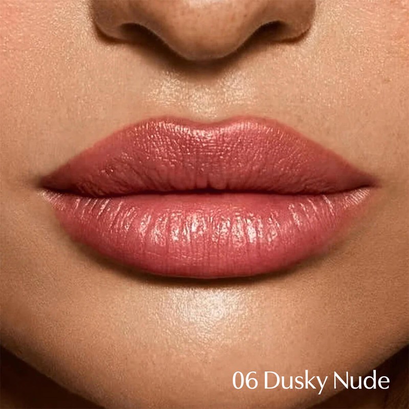 Nude By Nature Moisture Shine Lipstick, 06 Dusky Nude 4g