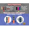 FLKR LYTR: Green Drip Fidget Spinning lighter case, works with