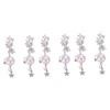 Housoutil 6pcs Chain Nail Decoration Luxurious Nail Art Accessories for