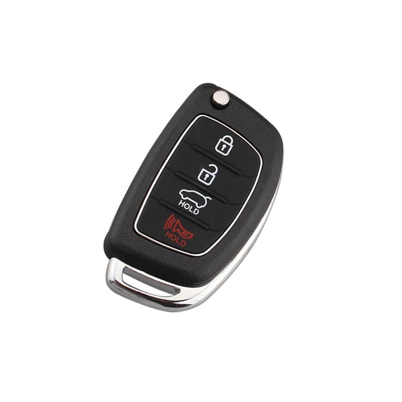 Car Key Case 4 Buttons Car Key Cover for Hyundai