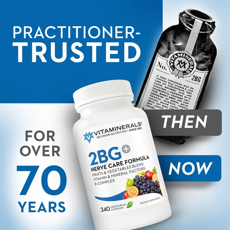 Vitaminerals 2BG+™ B Complex Immune Support High Potency B Complex
