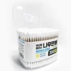 Wooden Cotton Swabs, 350 Count, 6-Pack, with Case for Bathroom Beauty Tool