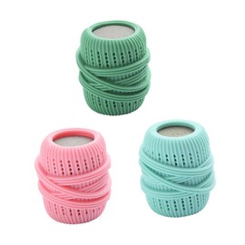 Outanaya 3Pcs Random Laundry Balls Set Tpe Sponge Tangle Washing Machine Balls for Hair Debris Removal Reusable Laundry Accessories for Efficient Cleaning