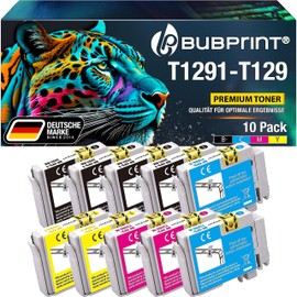 Bubprint ® 10 Compatible Printer Cartridges for EPSON T1291-T1294 EPSON STYLUS OFFICE BX 305 F / BX 320 FW / BX 525 WD / BX 625 FWD EPSON STYLUS SX 420 W / SX 525 WD / SX 620 FW