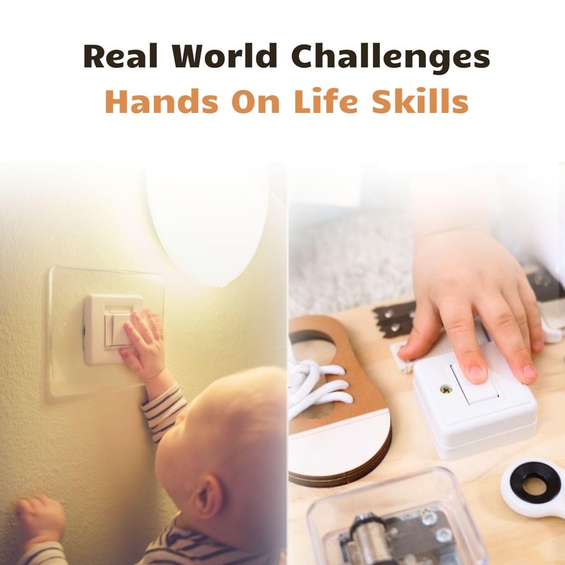 Potatomato Busy Board Accessories & Activity Board - 4-Piece DIY