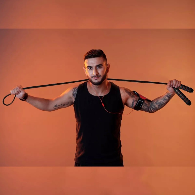 Monzó Cuerda Para Saltar, Cuerda Ultrarapida, Box, Hiit, Crossfit