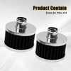 RYANSTAR RACING 2PCS 23MM High Flow Vent Valve Cover Breather