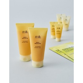 Hanyul [한율] 달빛유자 클렌징 톤업 팩폼 듀오 기획세트 (120ml + 120ml) [Han Yul] Moonlight Citron Cleansing Tone-Up Pack Foam Duo Set (120ml + 120ml)