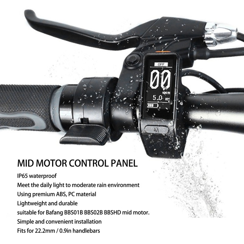 Electric Bike LCD Display Waterproof SW102 Display Panel Electric Bike