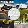 MEAJOO 5PCS N2 Tire Valve Stem Caps, with Plastic Liner,with
