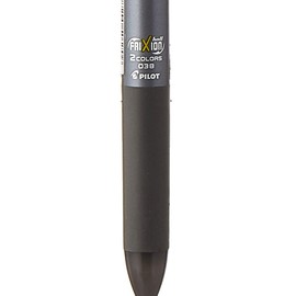 Pilot Rub-Off 2 Color Ballpoint Pen, Frixion Ball 2, 0.38, Gray LKFB40UFGY