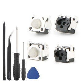 4PCS Tactile Switch for Steam Deck L1 R1 Bumper Shoulder Trigger Button for Steam Deck Micro Switch Replacement Accessories with Repair Tools