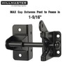 HILLMASTER Self Locking Gate Latch for Wooden Fence,Heavy Duty Gravity