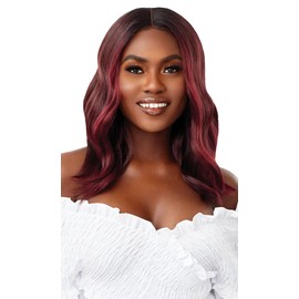 Outre EveryWear Synthetic HD Lace Front Wig - EVERY 8 (1B Off Black)