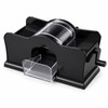 Manual 2-Deck Card Shuffler with Hand Crank, Black Playing Card