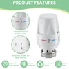 2 PCS Thermostatic Radiator Valve Head, M30 x 1.5 TRV